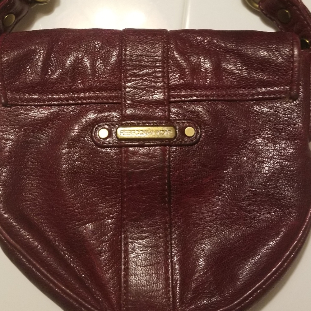 Red Rebecca Minkoff studded crossbody purse - Picture 3 of 5